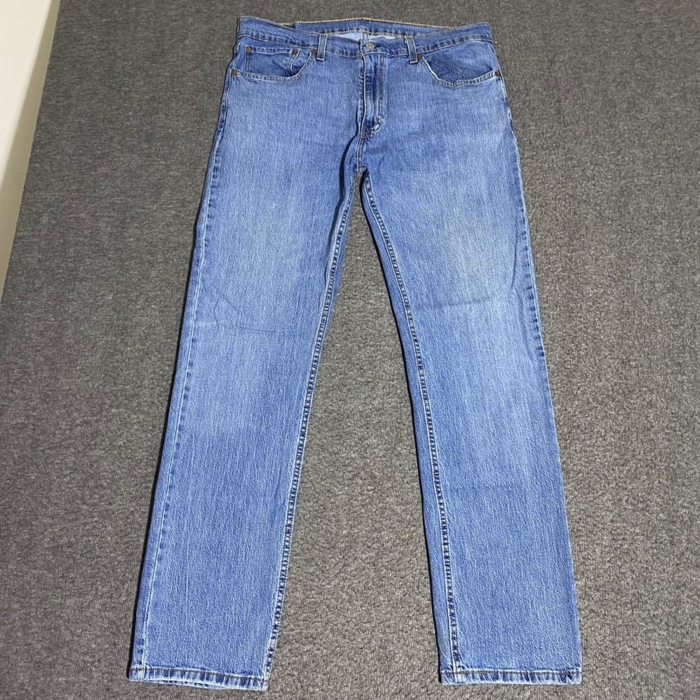 Levi's 559 Relaxed Straight Leg Jeans Mens 36x32 Blue Medium Wash Denim